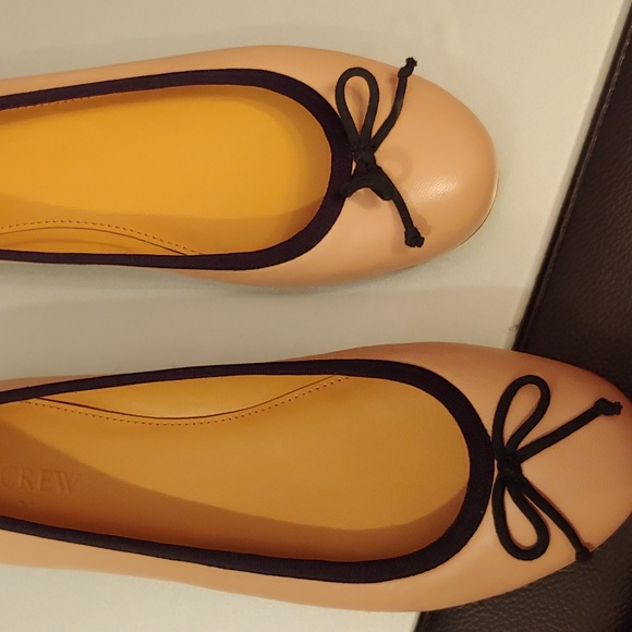 J.CREW Lily Ballet In Leather Flats - Picture 4 of 8